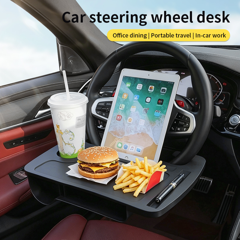 Laptop Accessories Holder - Многофункциональный столик-поднос 2-в-1 на руль автомобиля:
