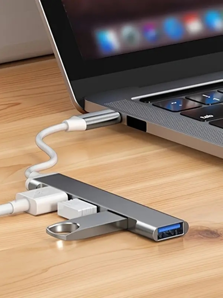 Apple Accessories Laptop - USB-адаптер-хаб Type-C с 4 портами и
