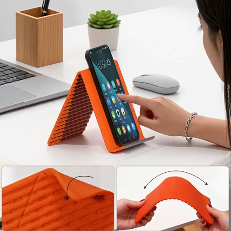 Laptop Accessories Holder - Гибкая складная силиконовая подставка для телефона,
