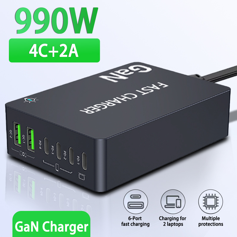 6-портовая PD USB GaN станция  – обзор и цена Laptop Accessories Uk