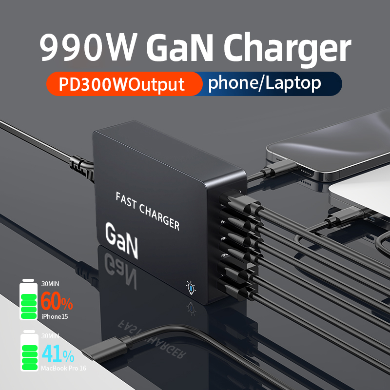 6-портовая PD USB GaN станция  – обзор и цена Laptop Accessories Uk