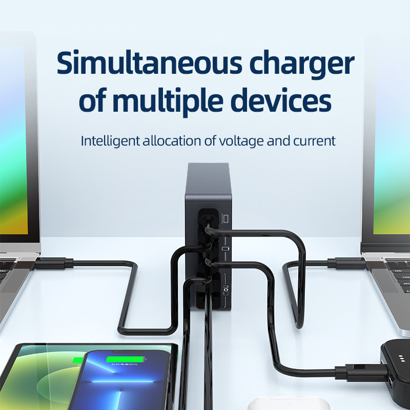 6-портовая PD USB GaN станция  – обзор и цена Laptop Accessories Uk