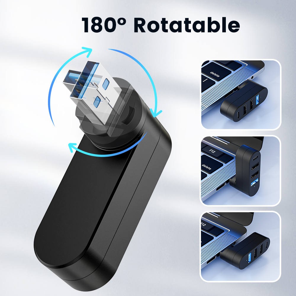 USB-хаб 3.0 Мини-сплиттер 4 по – обзор и цена Laptop Accessories Box